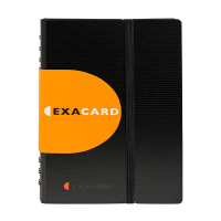 Exacompta Exacard porte-cartes de visite - noir 404540