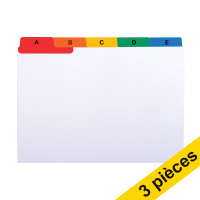 Offre: 3x Exacompta intercalaires 148 x 117 mm A6 (1 lot) - blanc