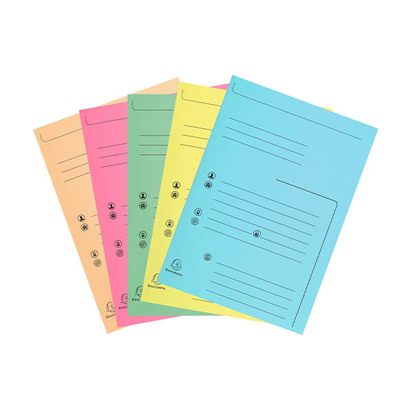 Exacompta Super 210 chemise à 2 rabats A4 avec réglure (25 pièces) - assorti 404680 - 1