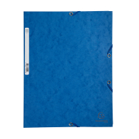Exacompta chemise à élastique en carton lustré A4 - bleu 55502E 404018