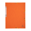 Exacompta chemise à élastique en carton lustré A4 - orange 55504E 404020