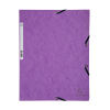 Exacompta chemise à élastique en carton lustré A4 - violet