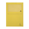 Exacompta chemise à fenêtre A4 (100 pièces) - jaune