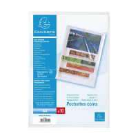 Exacompta chemise transparente A4 120 microns (10 pièces) - cristal 404493