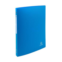 Exacompta classeur à 4 anneaux en O (15 mm) - bleu 51192E 404446