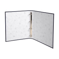 Exacompta classeur à anneaux avec 4 anneaux en forme de O (30 mm) - noir 404647