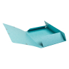 Exacompta farde à élastique en carton lustré A4 - bleu givré 55273E 404160 - 3