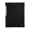 Exacompta farde à élastique en carton lustré A4 - noir 404017 - 1