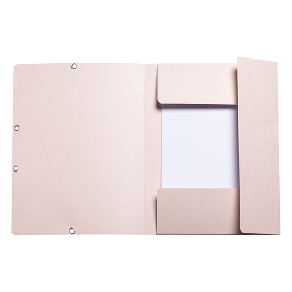Exacompta farde à élastique en carton lustré A4 - rose tendre 55274E 404161 - 2