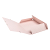 Exacompta farde à élastique en carton lustré A4 - rose tendre 55274E 404161 - 3