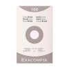 Exacompta fiche Bristol quadrillée 125 x 200 mm (100 pièces) 404620 - 1