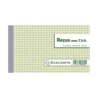 Exacompta manifold reçus autocopiant 10,5 x 18 cm (2 x 50 feuilles) 23172E 404444