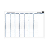 Exacompta planning hebdomadaire 404550