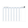 Exacompta planning hebdomadaire 404550 - 1