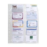 Exacompta pochette A4 pour cartes de visite (10 pièces) 404492