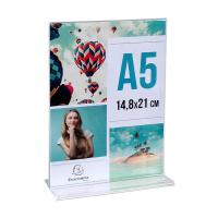 Exacompta porte-brochures avec pied en T A5 404543