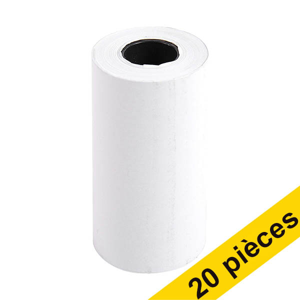 Exacompta rouleau de caisse 57x30x12 thermo (20 pièces) - blanc 407295 - 1