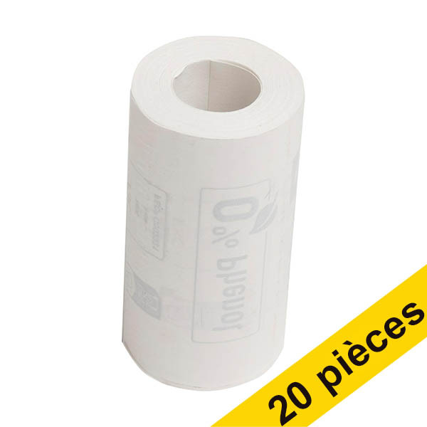 Exacompta rouleau de caisse 57x30x8 thermo (20 pièces) - blanc 407293 - 1