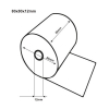 Exacompta rouleau de caisse 80x80x12 thermo (5 pièces) - blanc 44839E 407291 - 2