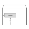 Exclusive enveloppe 162 x 229 mm - fenêtre à gauche C5 autoadhésive (100 pièces) - blanc 402560-100 209178 - 3