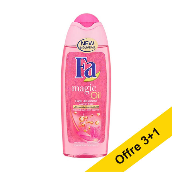 Offre spéciale : 4x Fa Magic Oil Pink Jasmin gel douche (250 ml) SFA06261 - 1