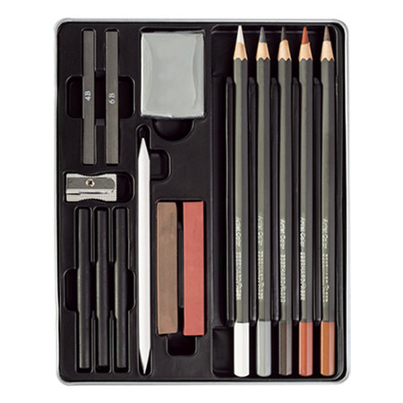 Faber-Castell Eberhard Faber Artist Color set de dessin (16 pièces) EF-516916 220135 - 1