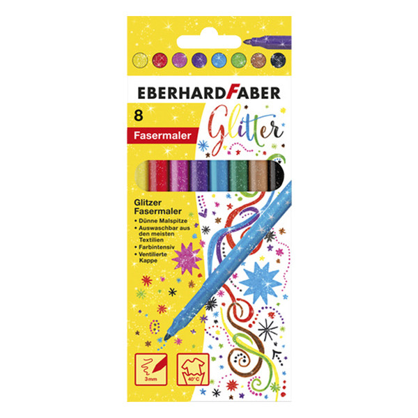 Eberhard Faber Glitter feutres de coloriage dans une pochette (24 pièces)  Faber-Castell