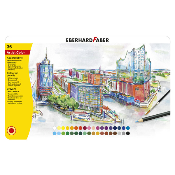 Faber-Castell Eberhard Faber crayons aquarelle (36 pièces) EF-516036 220127 - 1