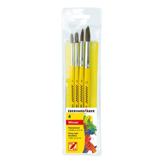 Faber-Castell Eberhard Faber ensemble de pinceaux (4 pièces) EF-579922 220096 - 1