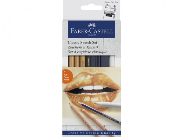 Faber-Castell Goldfaber set crayons de dessin (6 pièces) FC-114004 220088 - 1