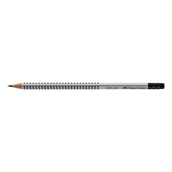 Faber-Castell Grip crayon avec gomme (HB) FC-117200 220056 - 1
