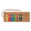Faber-Castell Polychromos crayons graphite et de couleur dans un étui à enrouler avec gomme (34 pièces) FC-110030 220193 - 1