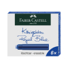 Faber-Castell cartouche d'encre (6 pièces) - bleu