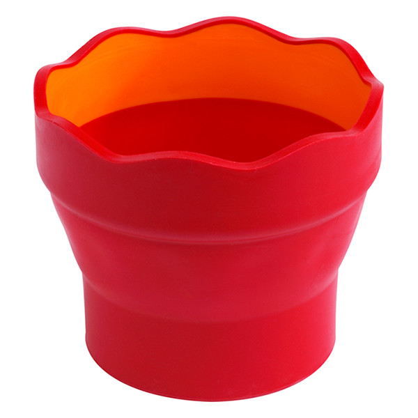Faber-Castell gobelet Clic & Go - rouge/orange FC-181517 220100 - 1