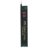 Faber-Castell mine 0,5 mm B (12 recharges) - rouge
