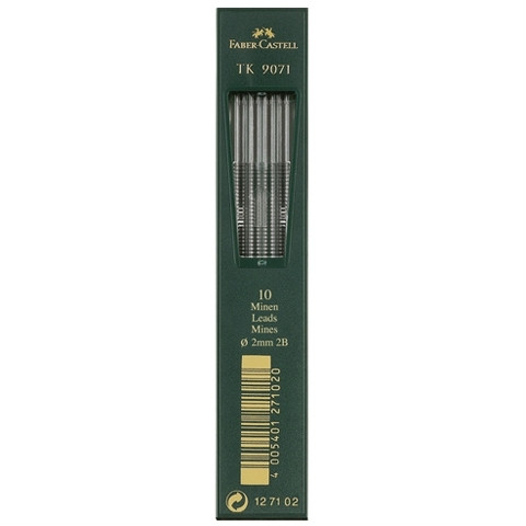 Faber-Castell mine 2,0 mm 2B (10 recharges) FC-127102 220111 - 1