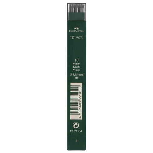 Faber-Castell mine 3,15 mm 4B (10 recharges) FC-127104 220119 - 1