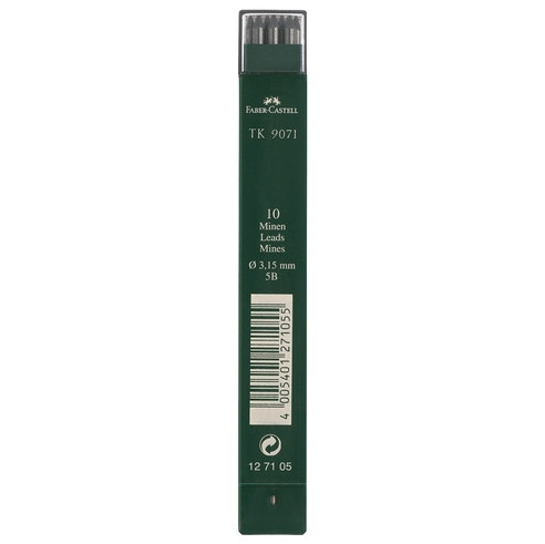 Faber-Castell mine 3,15 mm 5B (10 recharges) FC-127105 220120 - 1