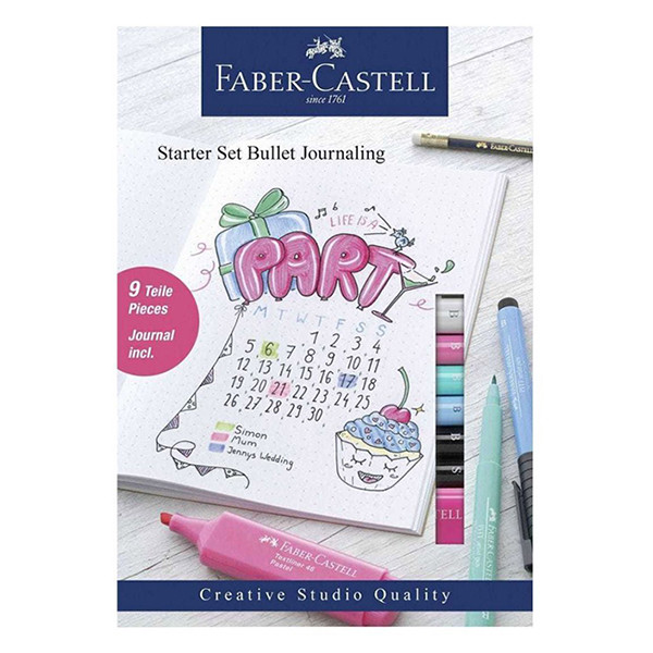 Faber-Castell set bullet journal lettrage à la main (9 pièces) FC-267125 220139 - 1