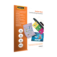 Fellowes Admire Stylish Matt pochette de plastification A3 2x80 microns (25 pièces) 5602201 213392