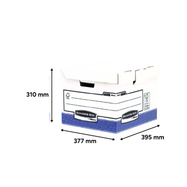 Fellowes Bankers Box boîte de rangement et de transport A4 395 x 377 x 310 mm 214154 - 3
