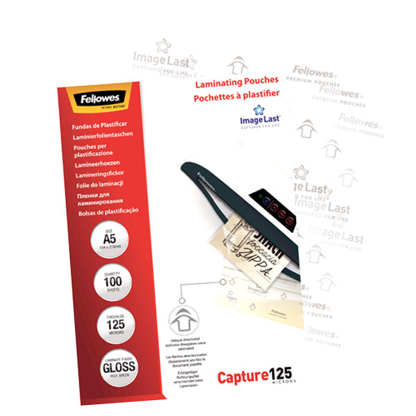 Fellowes ImageLast pochette de plastification A5 brillante 2x125 microns (100 pièces) 5307302 213384 - 4