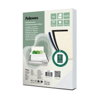 Fellowes Leatherlook couverture pour reliure 250 grammes A4 (100 pièces) - blanc 213197