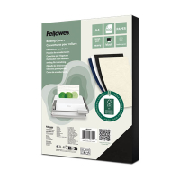 Fellowes Leatherlook couverture pour reliure 250 grammes A4 (100 pièces) - noir 213199