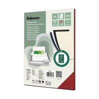 Fellowes Leatherlook couverture pour reliure 250 grammes A4 (25 pièces) - rouge 213207
