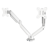 Fellowes Platinum Series bras d'écran pour 2 écrans (avec pince ou vis) - blanc 8056301 215005