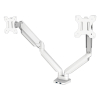 Fellowes Platinum Series bras d'écran pour 2 écrans (avec pince ou vis) - blanc 8056301 215005 - 1