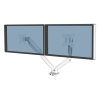 Fellowes Platinum Series bras d'écran pour 2 écrans (avec pince ou vis) - blanc 8056301 215005 - 2