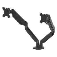 Fellowes Platinum Series bras d'écran pour 2 écrans (avec pince ou vis) - noir 8042501 214009