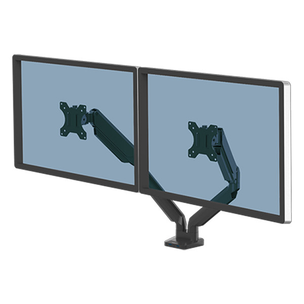 Fellowes Platinum Series bras d'écran pour 2 écrans (avec pince ou vis) - noir 8042501 214009 - 2
